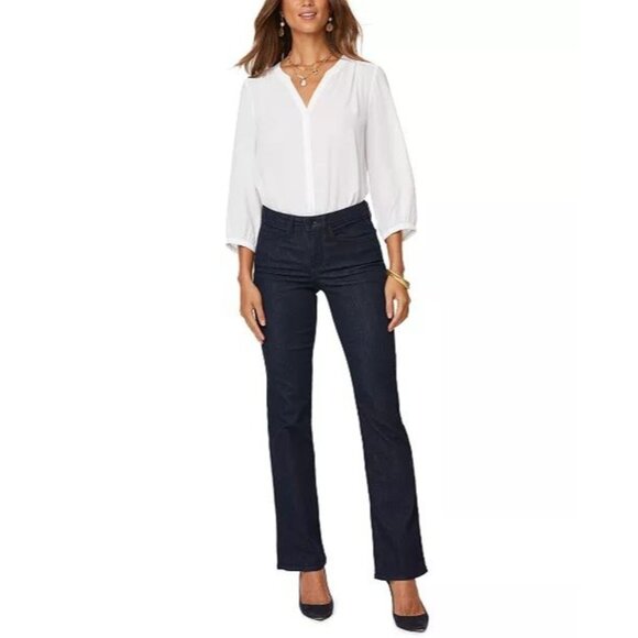 NYDJ Barbara Bootcut High Rise Tummy Control Jeans Size 4 Womens - Picture 1 of 13